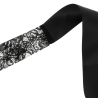 Coquette Chic Desire - Masque En Dentelle Noire Avec Ruban